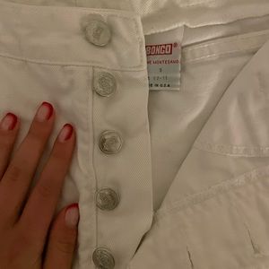 vintage white bongo jeans